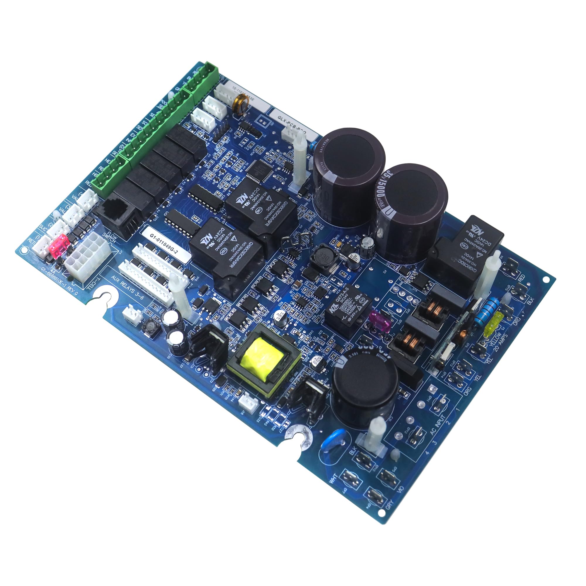 WERLAHO GLX-PCB-PRO front view showing connectors and label, ensures correct fit
