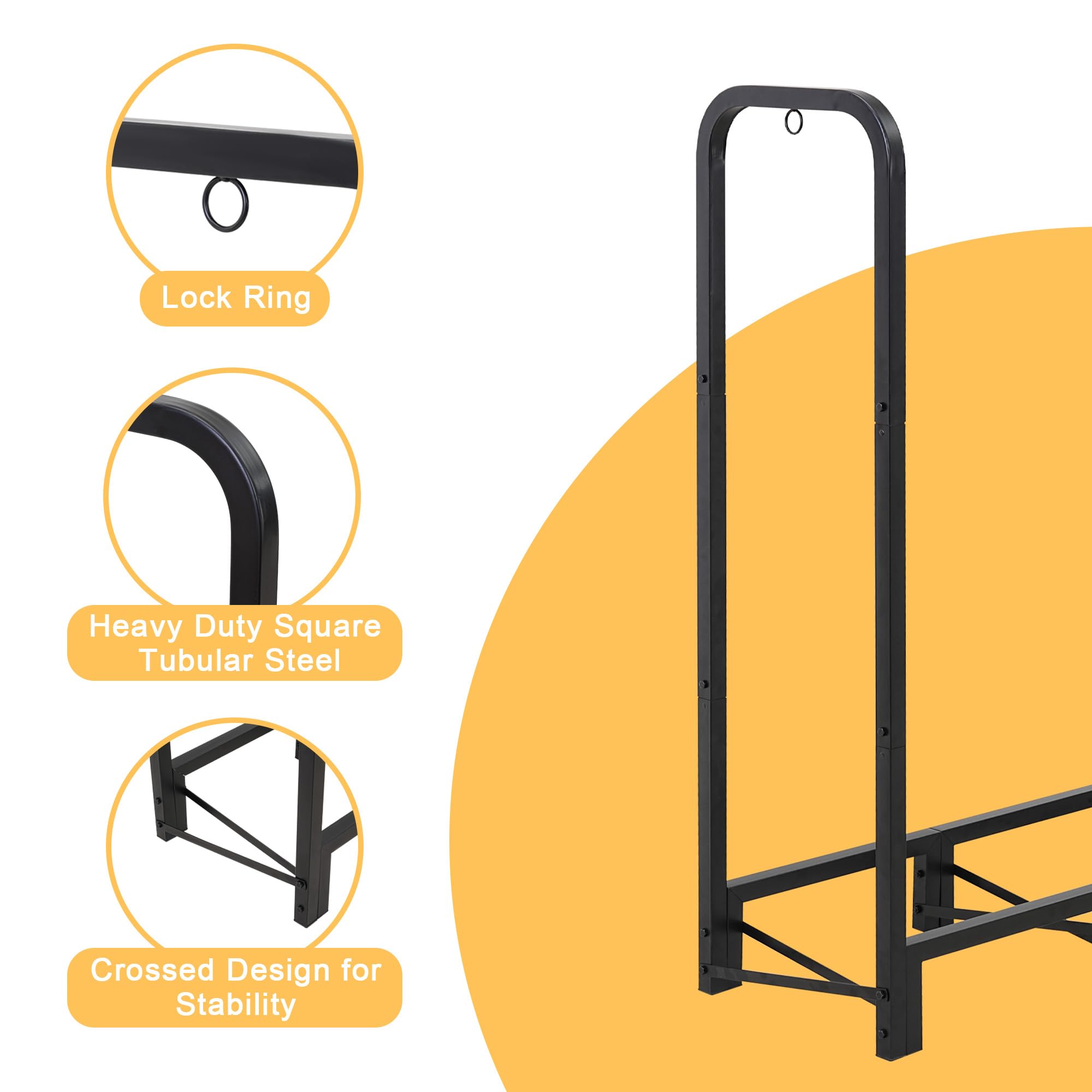 Werph covered rack with zipper open for quick access and weather protection benefit