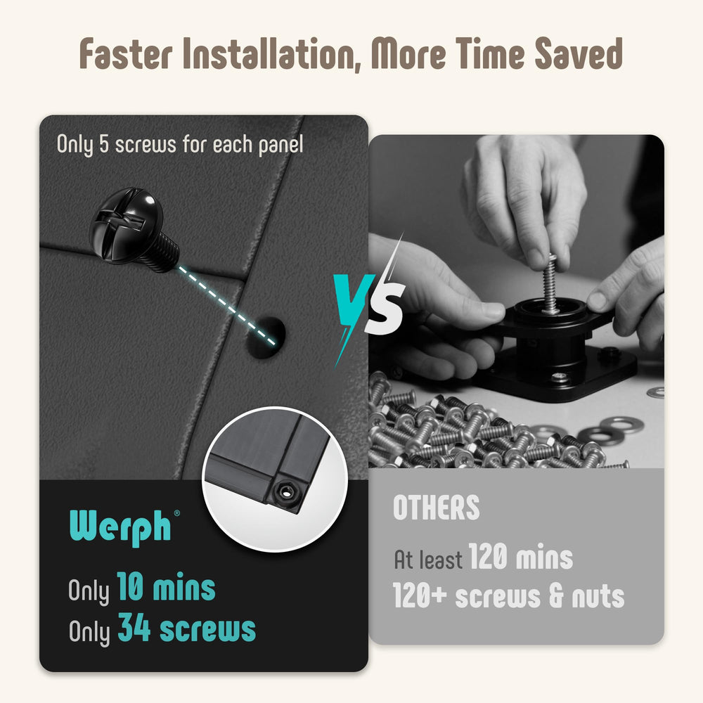 Werph tumbler mid-rotation illustrating effortless 360-degree mixing benefit