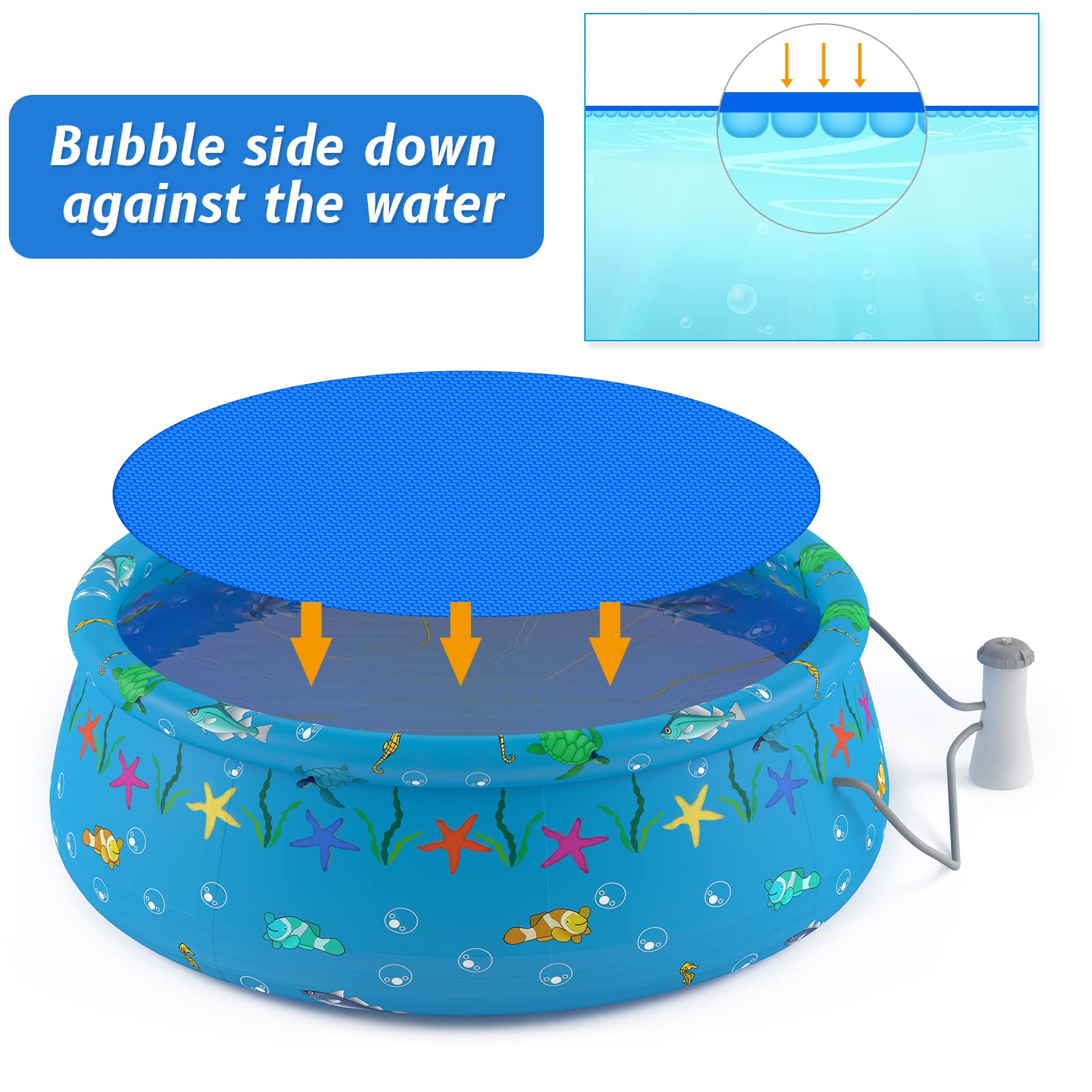 Wesiti discs floating on a pool surface reducing evaporation and retaining heat