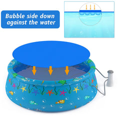 Wesiti discs floating on a pool surface reducing evaporation and retaining heat