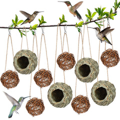 Wesiti front view of hanging nest set shows natural appeal and garden-ready decor