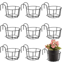 wesiti front view hanging planters showing clean row and space-saving benefit