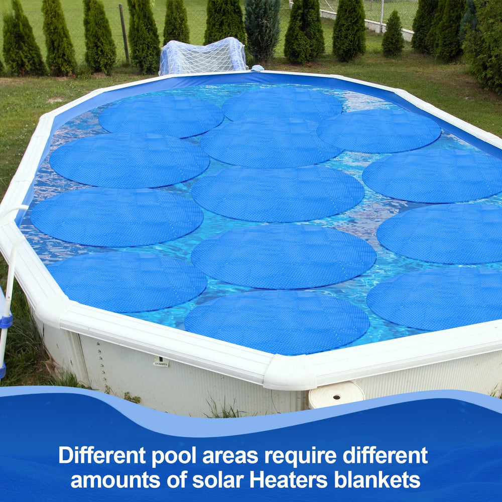 Wesiti discs arranged on backyard spa illustrating flexible coverage and convenience