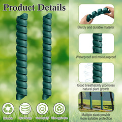 Wesiti tree wrap installed on young sapling demonstrating bark protection benefit