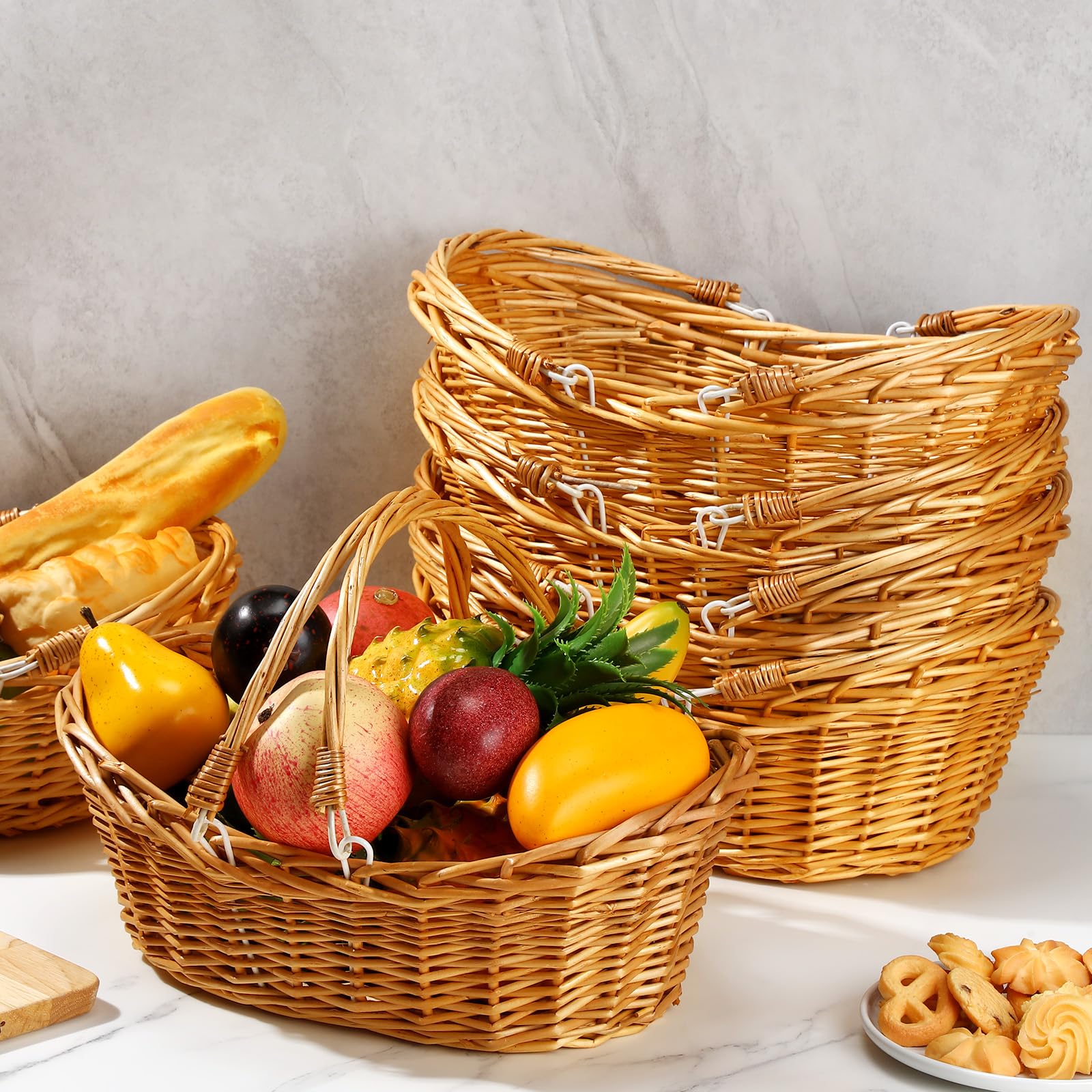 Wesiti basket with folded handle demonstrating compact storage and easy transport