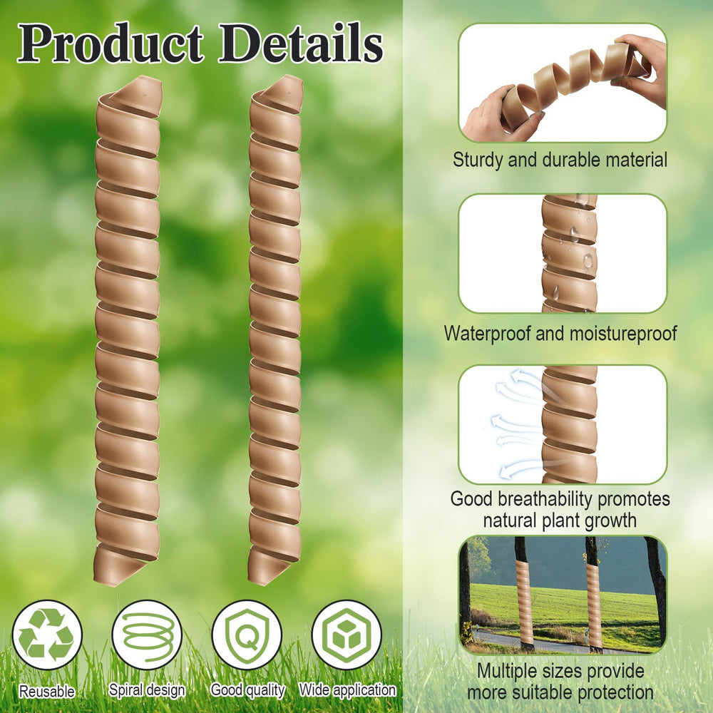 wesiti wrap fitted on a young tree provides animal-chew protection