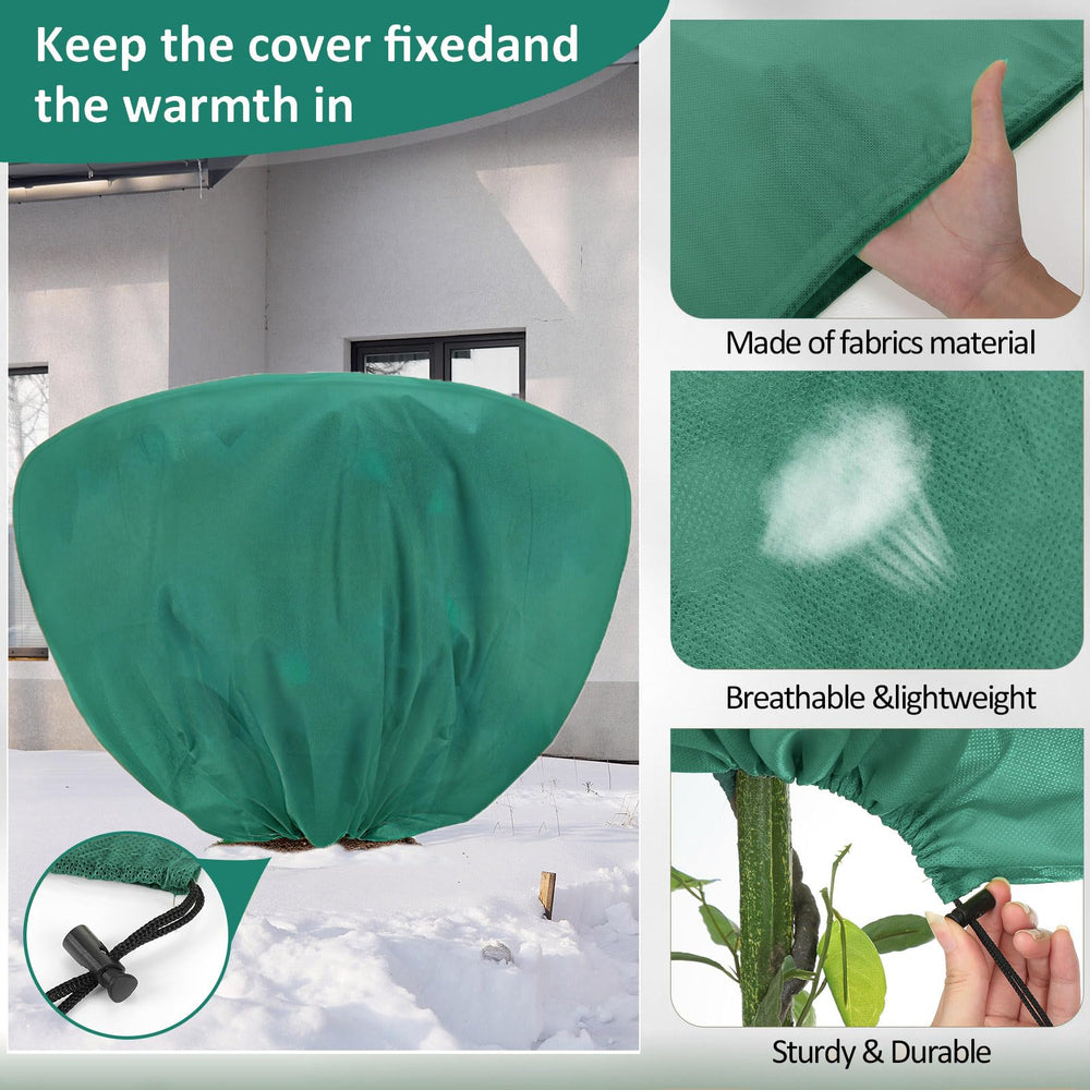 wesnoy drawstring detail showing easy cinch closure for secure frost protection