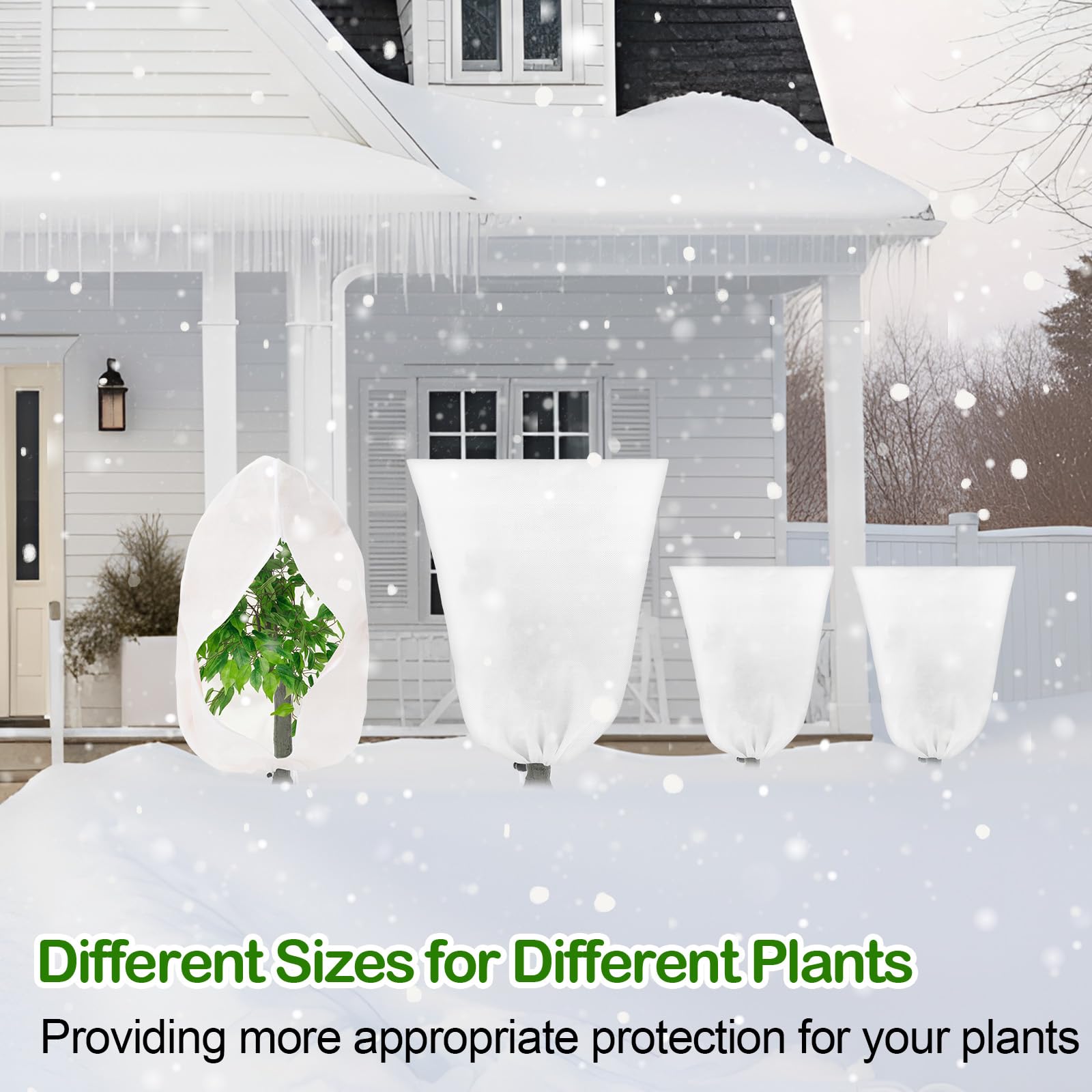 Wesnoy folded covers stored compactly demonstrating easy seasonal storage