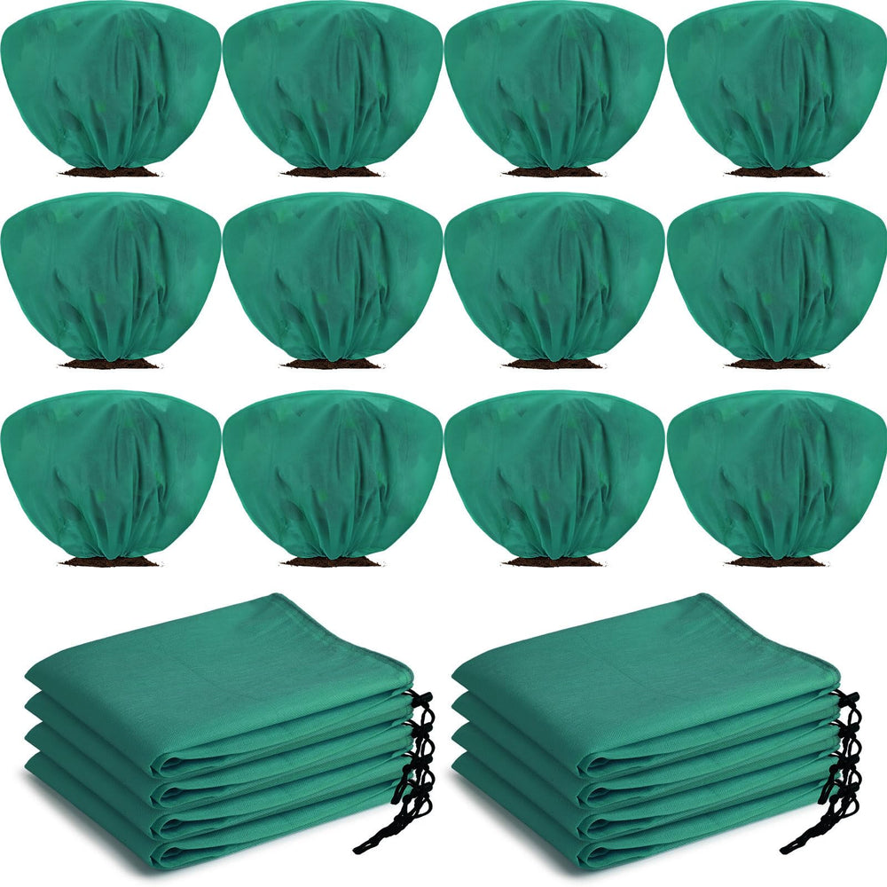 wesnoy front packaging showing 12 dark green plant protection covers and benefits