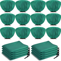 wesnoy front packaging showing 12 dark green plant protection covers and benefits
