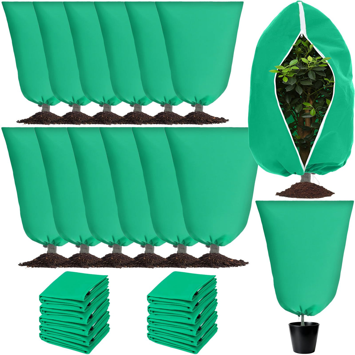 wesnoy front packaging showing all 12 covers and included sizes for quick inventory