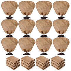 Wesnoy front view of packaged 12 plant covers showing bulk convenience