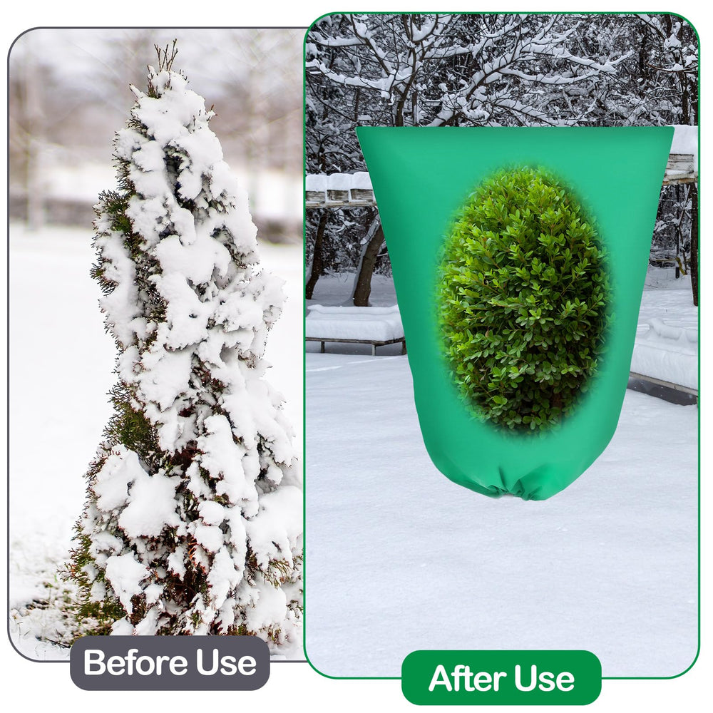 wesnoy small cover on pot shielding seedlings and small plants from cold