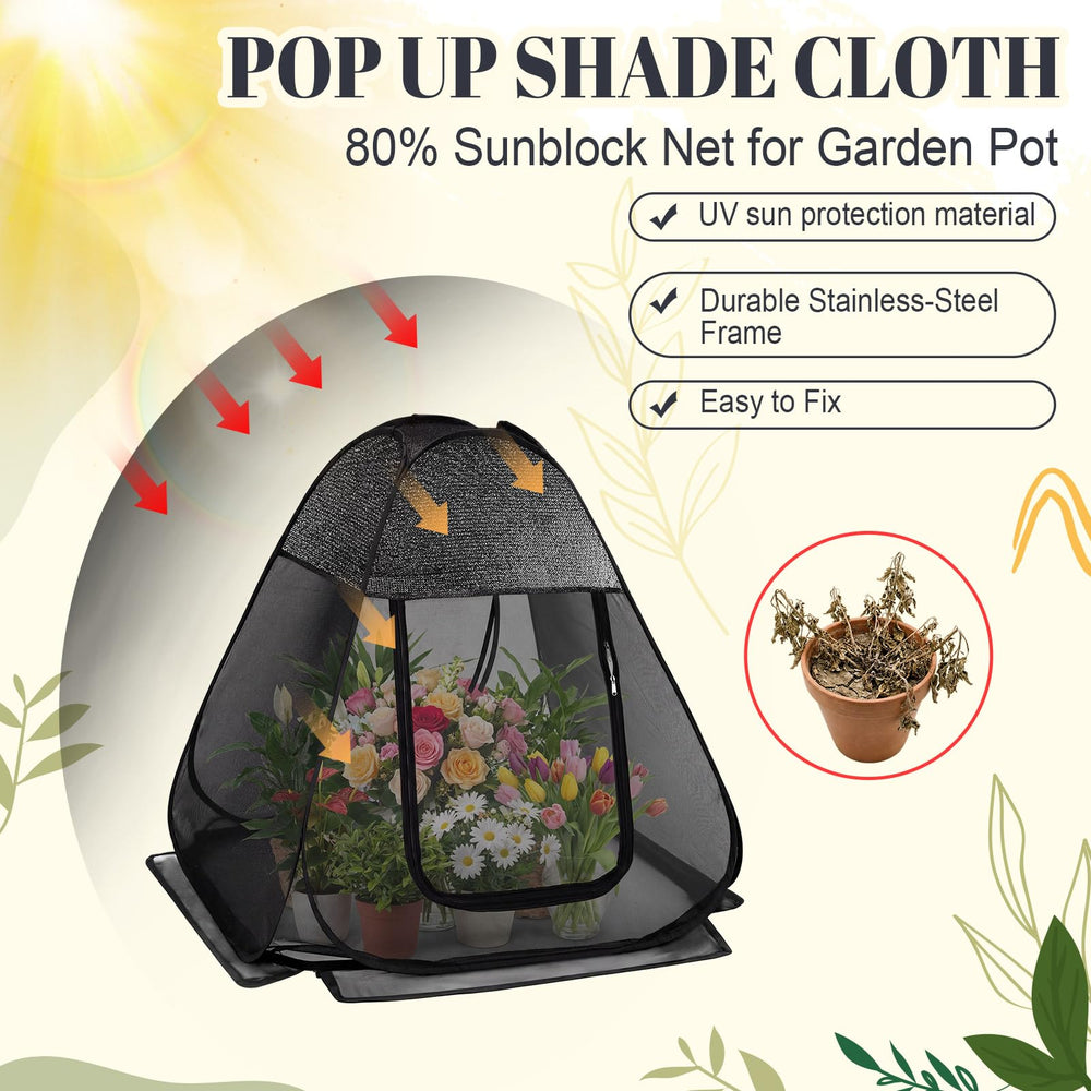 Wesnoy zipper door open while watering plants for easy access