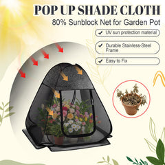 Wesnoy zipper door open while watering plants for easy access