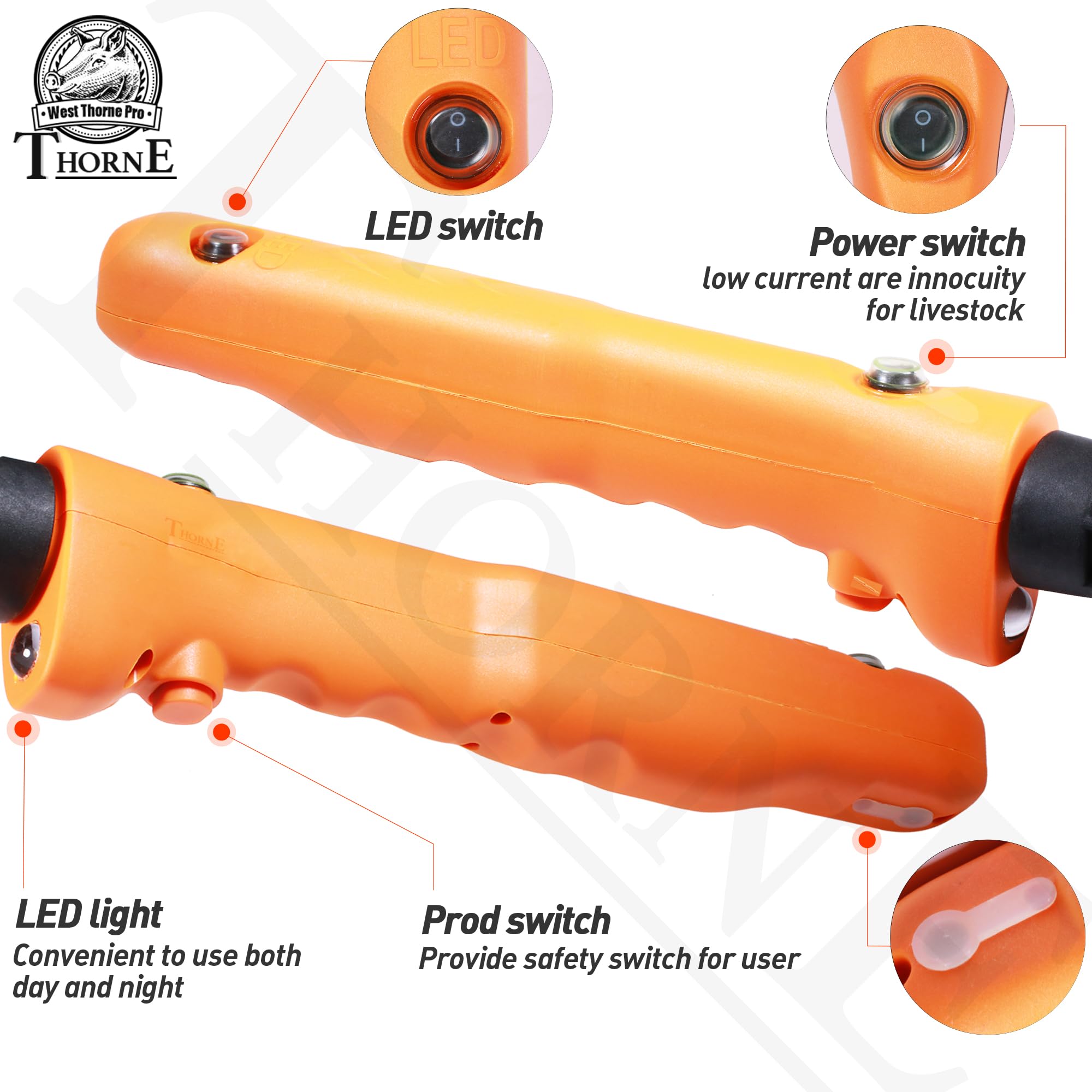 West Thorne Pro removable handle detached, brand enables easy transport