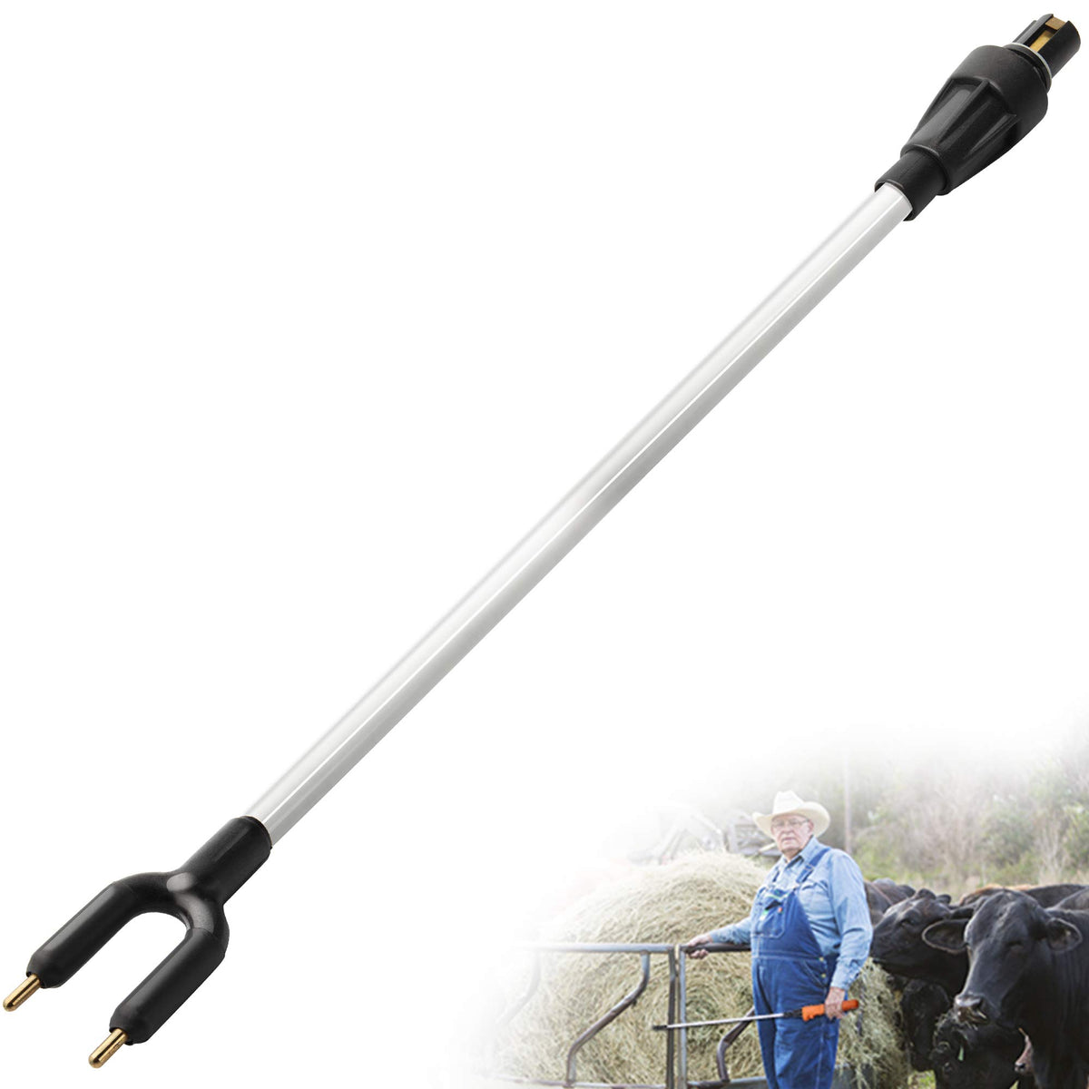 West Thorne Pro front view shaft showing replaceable rod and benefit of easy replacement