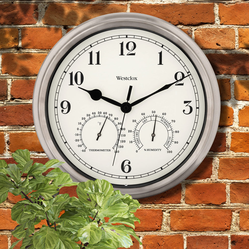 Westclox clock hands and numerals detail for clear visibility and refined style
