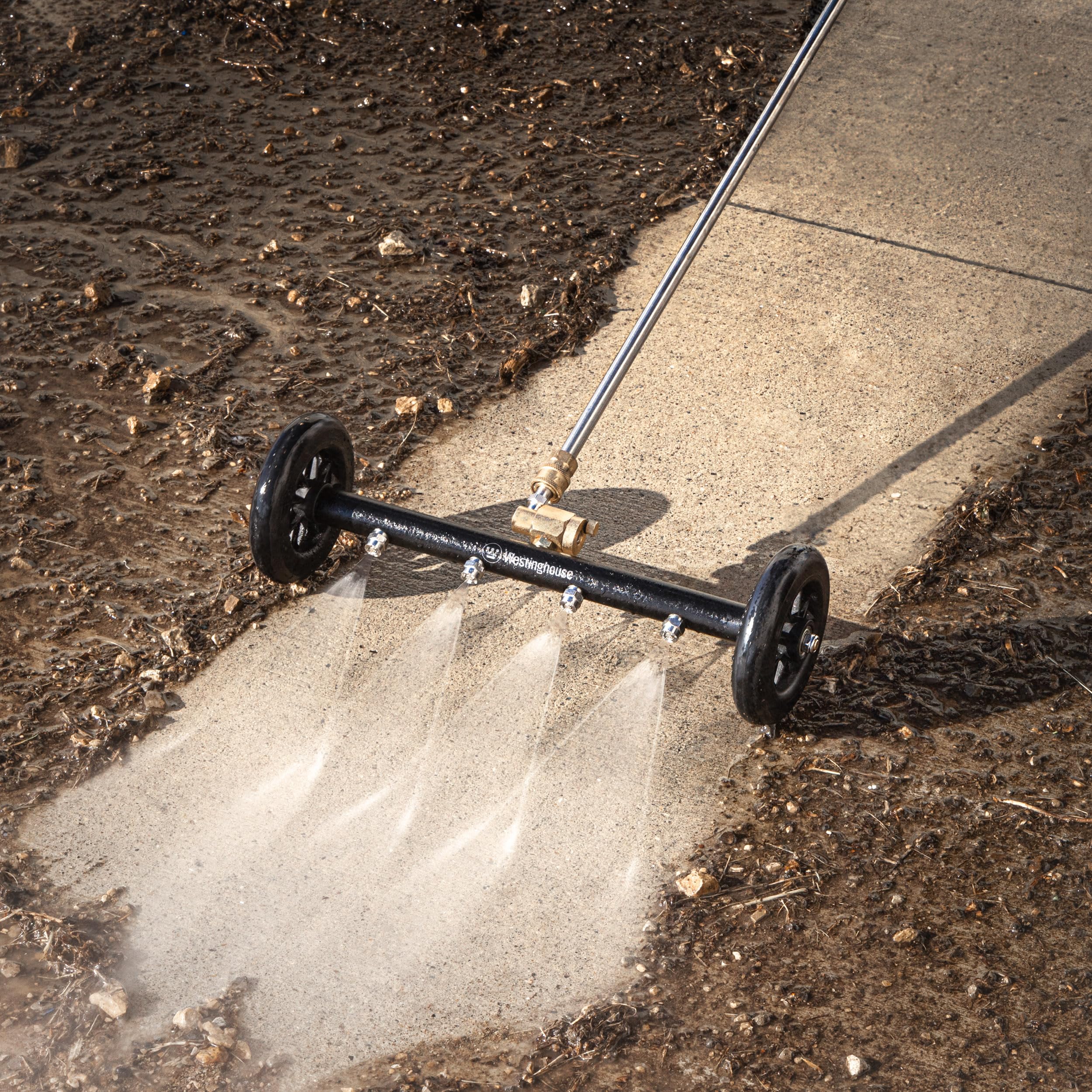 Westinghouse attachment connected to a pressure washer via M22 1/4" quick connector
