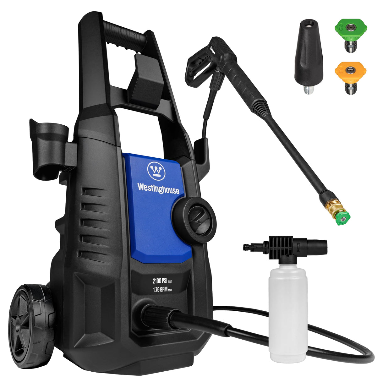Westinghouse ePX3050 front view showing compact body and ready-to-use setup