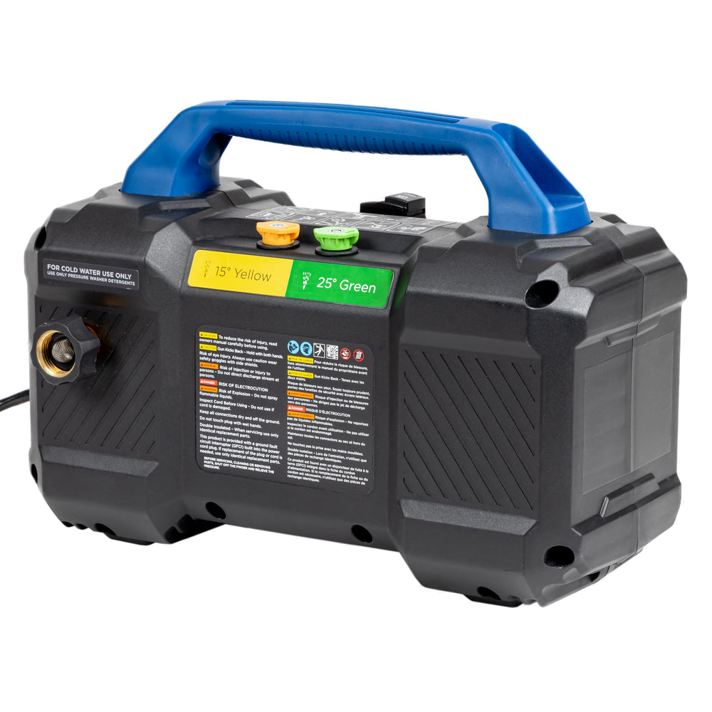 Westinghouse ePX3100v label and specs plate showing PSI and GPM information for buyer clarity