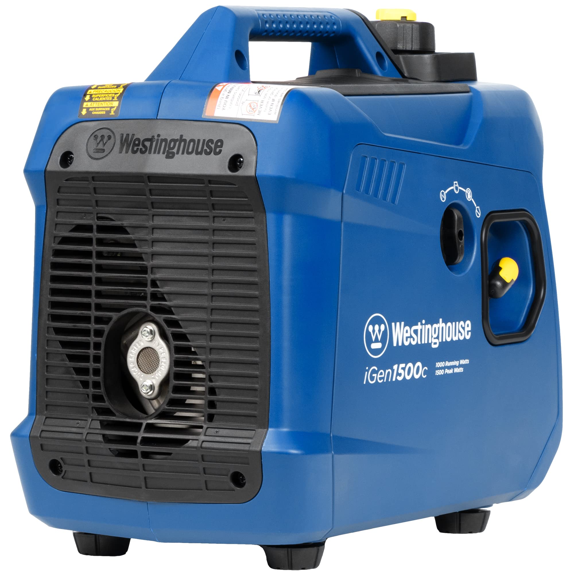 Westinghouse iGen1500c powering campsite devices demonstrating quiet operation