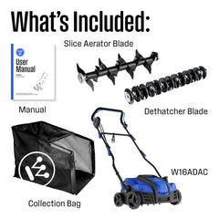 Westinghouse rear collection bag attached capturing thatch for easy disposal