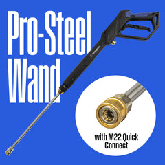 Westinghouse WPX2300e five quick connect nozzles for versatile cleaning angles