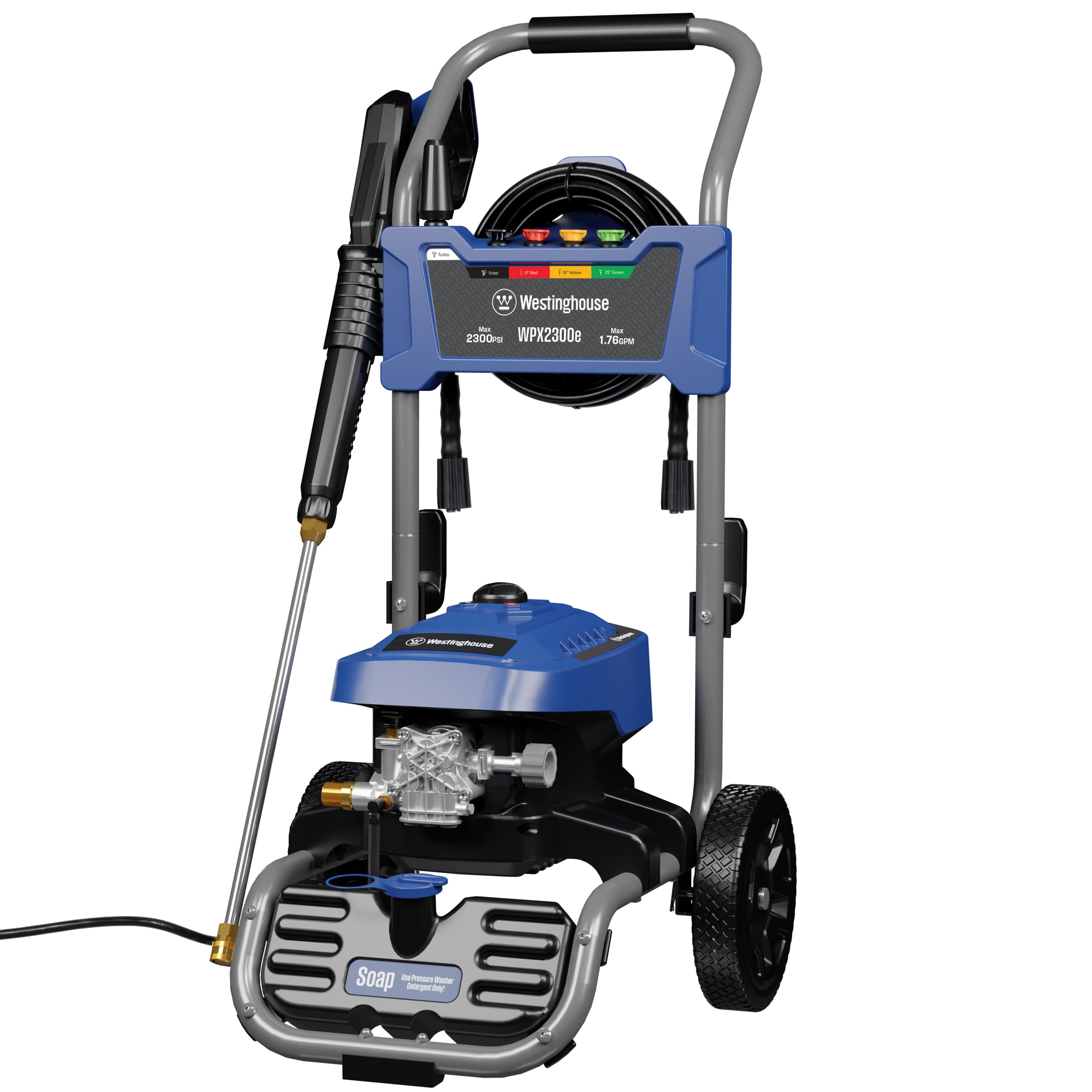 Westinghouse WPX2300e next to common tools to show compact size and portability