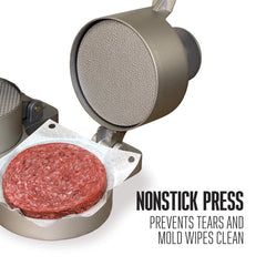 Weston nonstick surface texture close-up for easy release and quick cleanup benefit