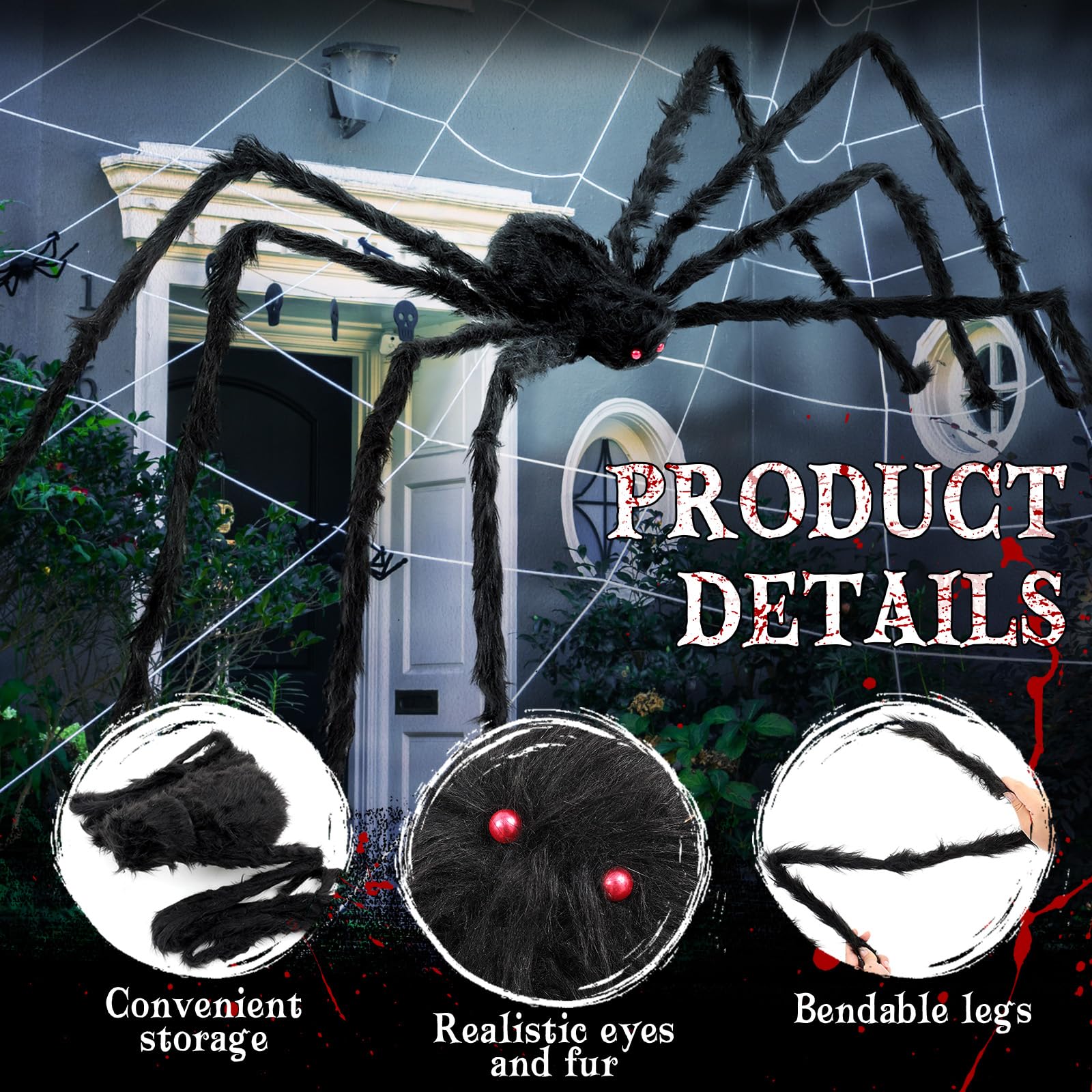 Wettarn spider leg and wire joint detail showing bendable poseable strength