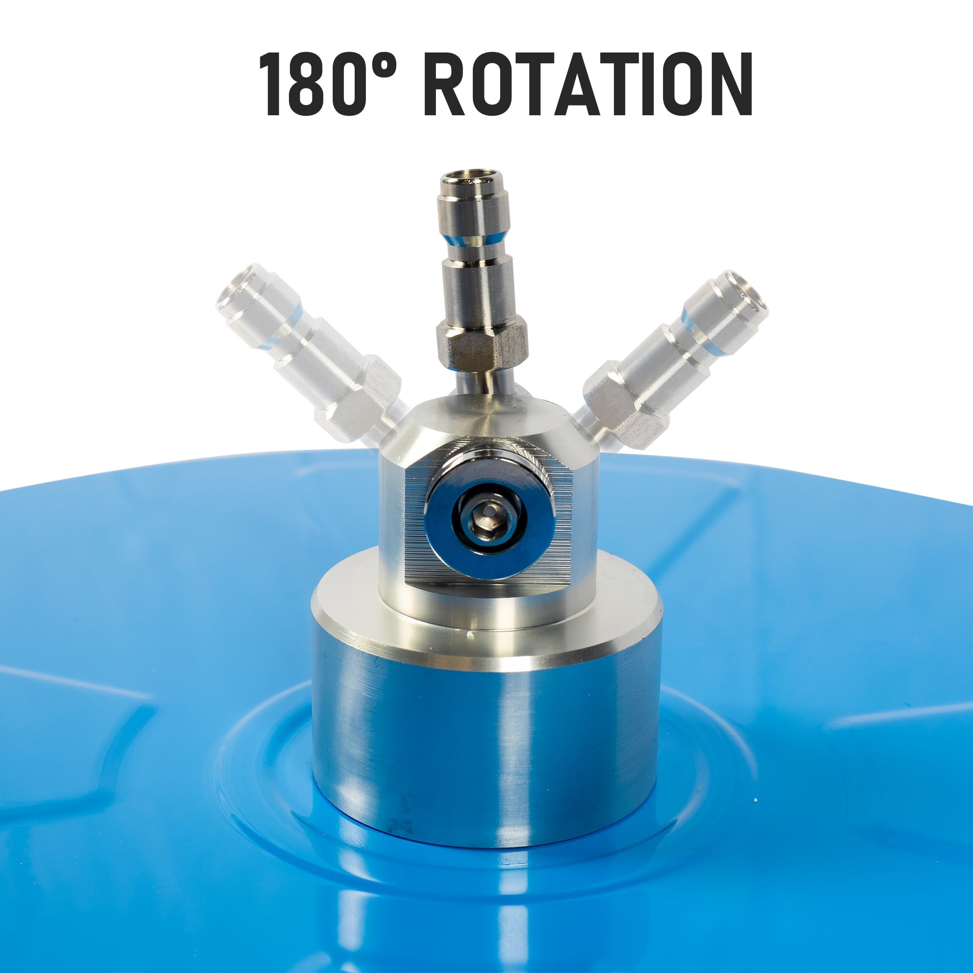 Wexo Palindrog extension wands and 1/4" quick plug ready to connect for extended reach