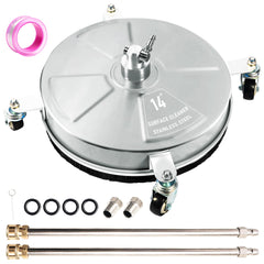 Wexo Palindrog front view showing 14-inch cleaner for faster surface cleaning