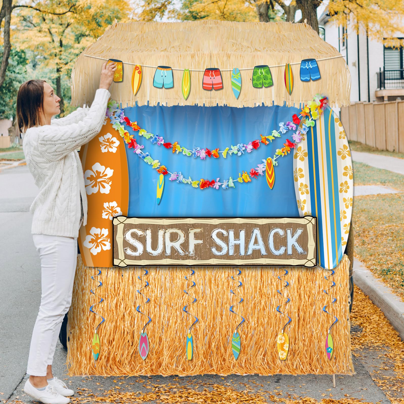 Weysat trunk in use at event showing engaging setup to attract trick-or-treaters
