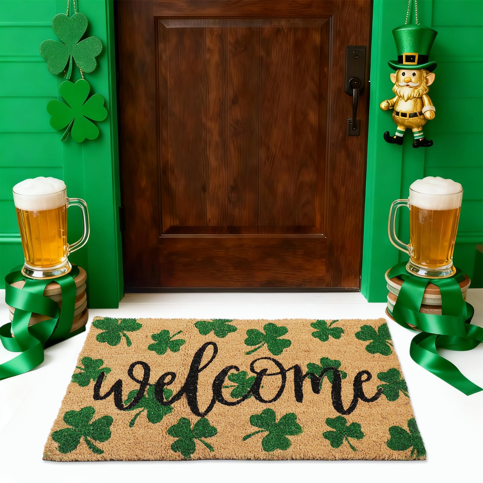 Whaline doormat in bathroom setting showing versatility and moisture protection benefit