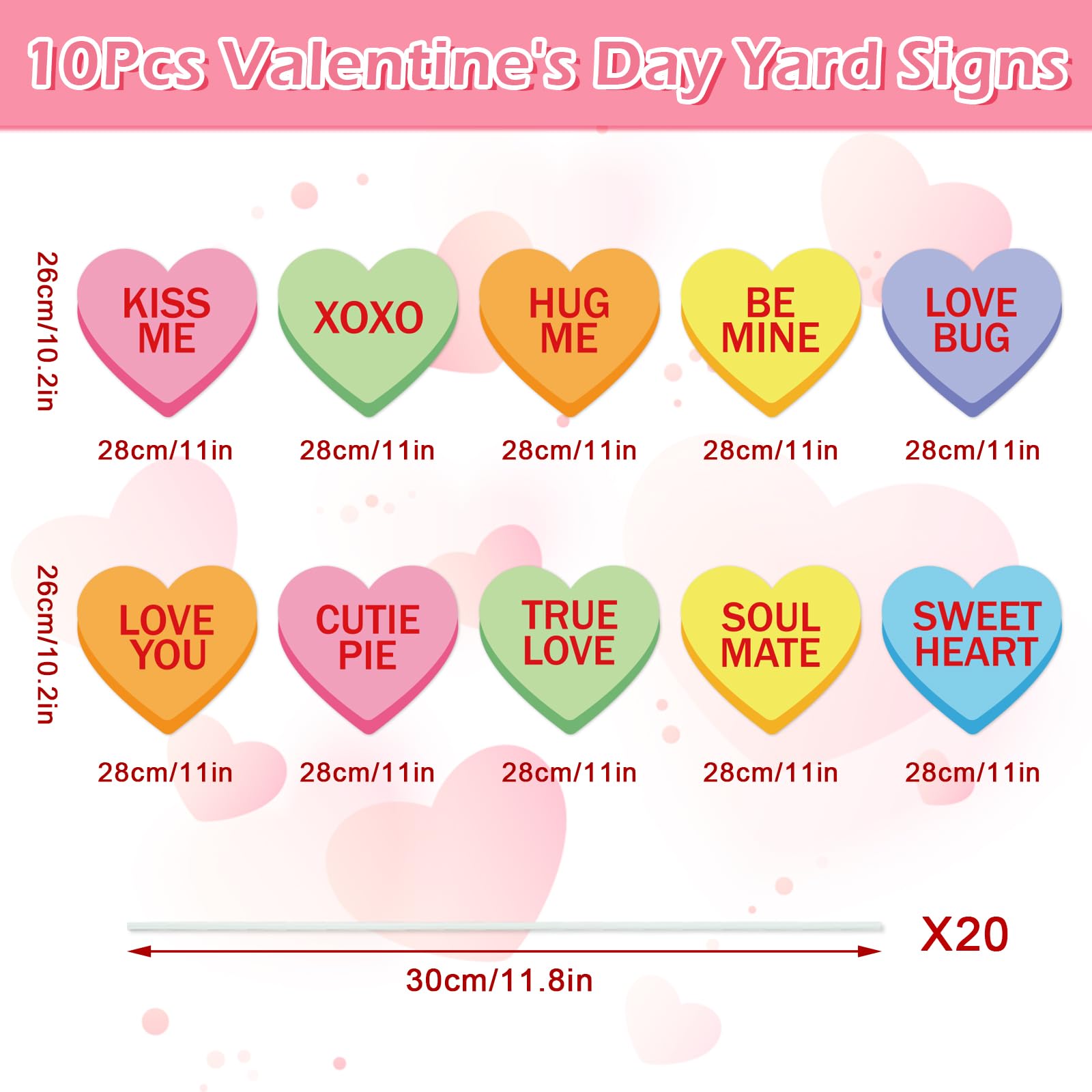 Whaline close-up of heart sign print and texture highlighting clear, cheerful graphics