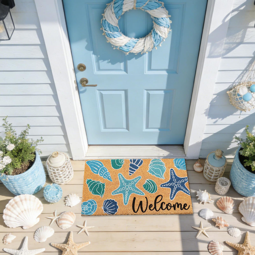 Whaline next to a foot showing true-scale fit for doorways