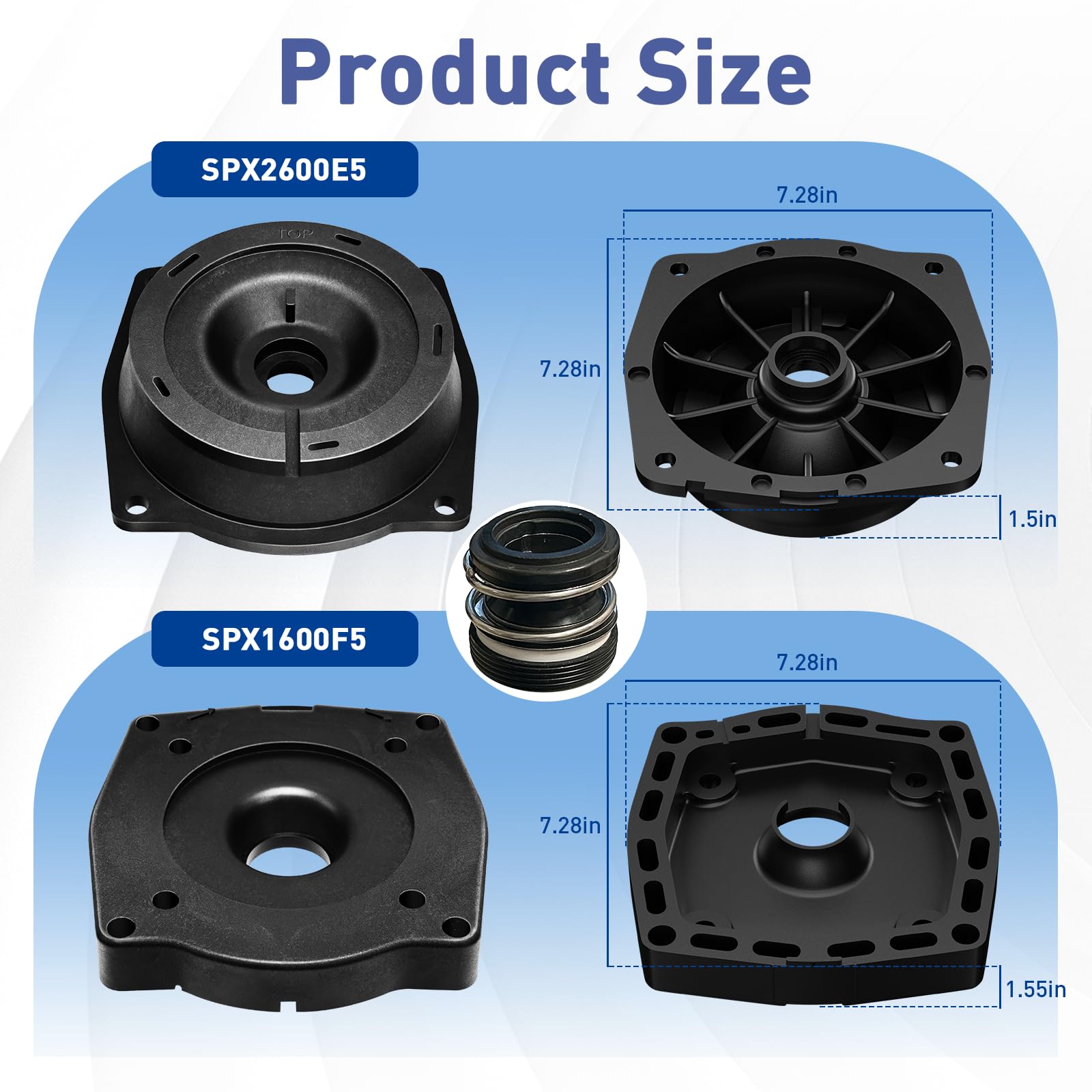 WHANONO parts beside a coin indicating compact size and correct scale