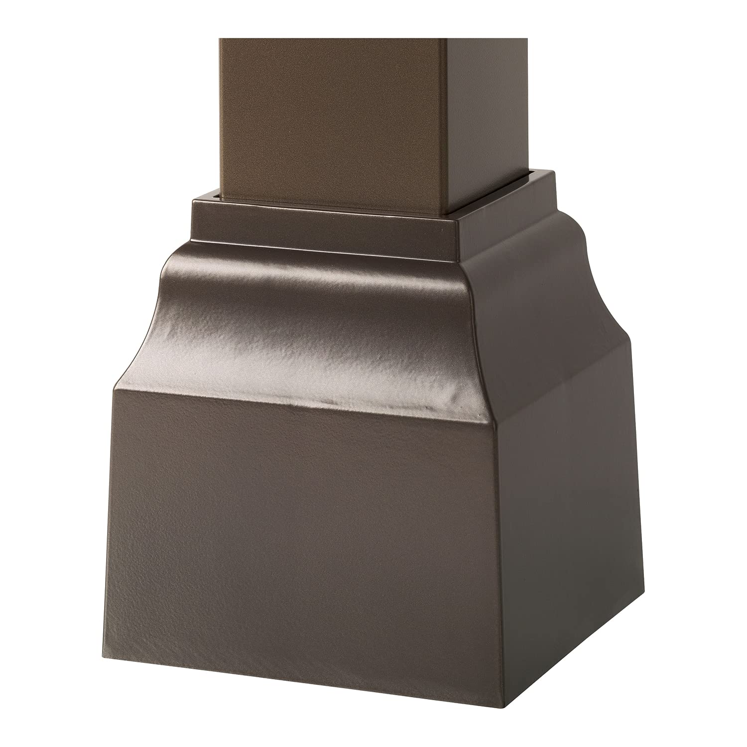 Whitehall Cascade bronze cuff close-up showing installation and concealed hardware
