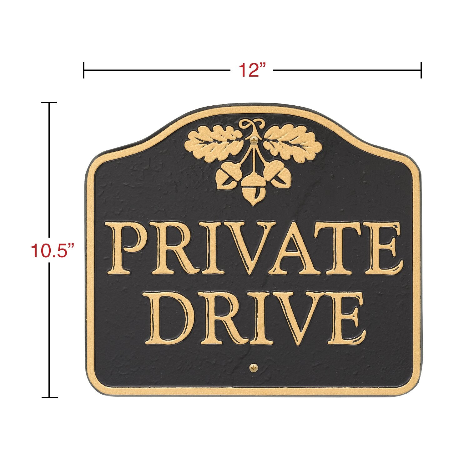 Whitehall sign installed in yard on stake showing curb appeal and easy placement benefit