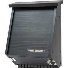WHITEHORSE front view showing four-compartment entrance and durable design benefit
