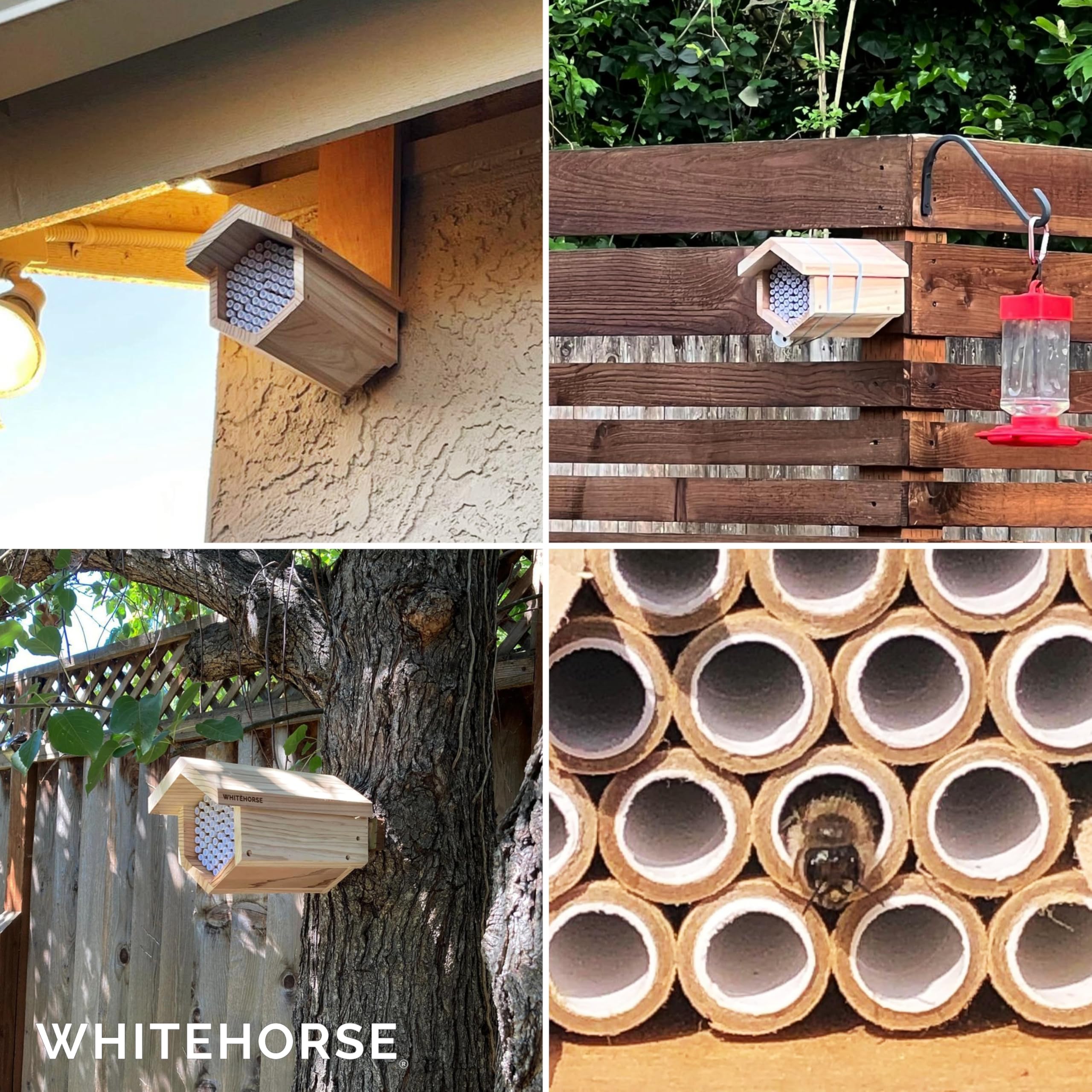 WHITEHORSE replaceable paper tubes close-up showing easy maintenance benefit