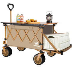 Whitsunday front view showing khaki wagon and benefit of easy access