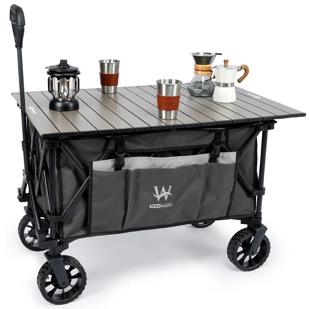 Whitsunday front view of wagon showing roomy load area and sturdy frame for reliable hauling