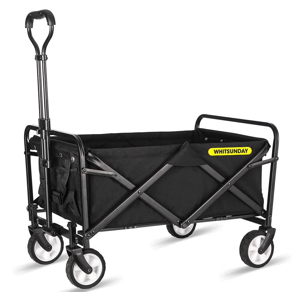 Whitsunday wagon front view showing durable frame and cargo area for easy hauling