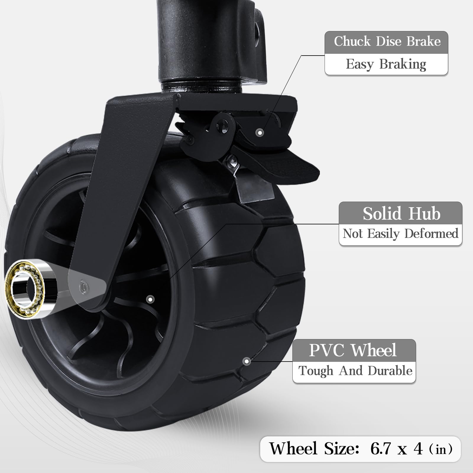 Whitsunday wagon handle adjustment showing 180° rotation and height options