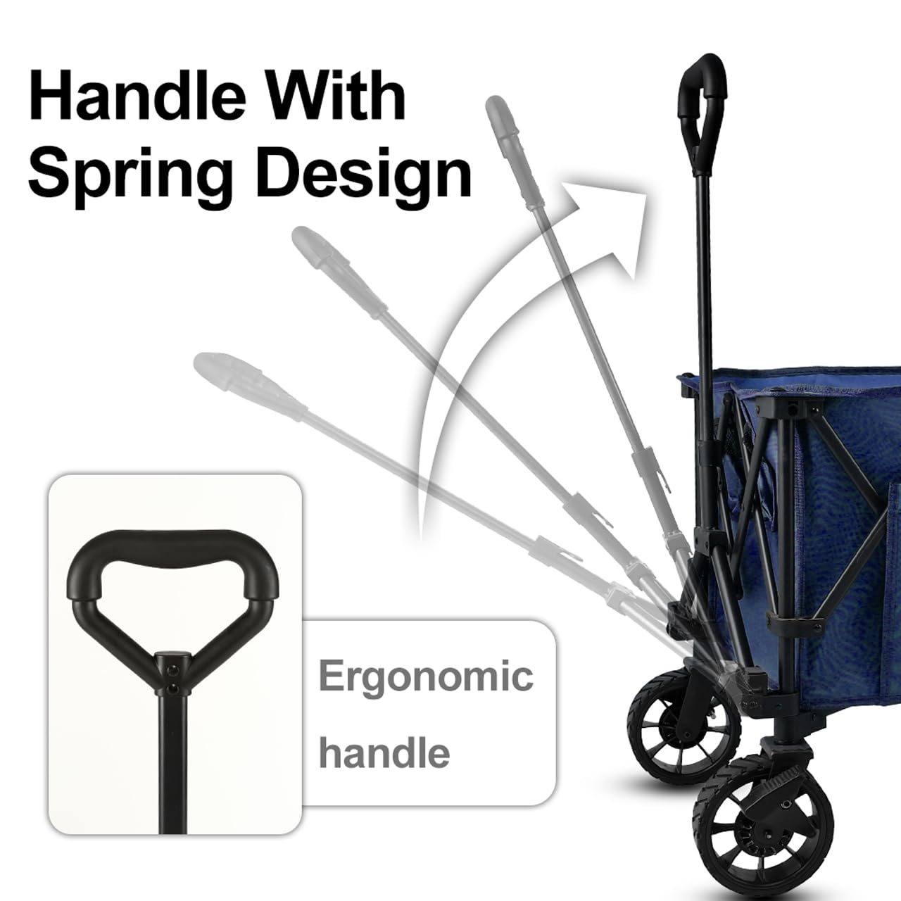 Whitsunday wheel and dual-brake close-up showing bearings and brake lever benefit: secure stopping
