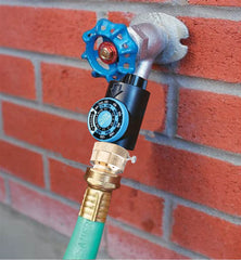 WHK installed on outdoor faucet demonstrating easy installation and protection
