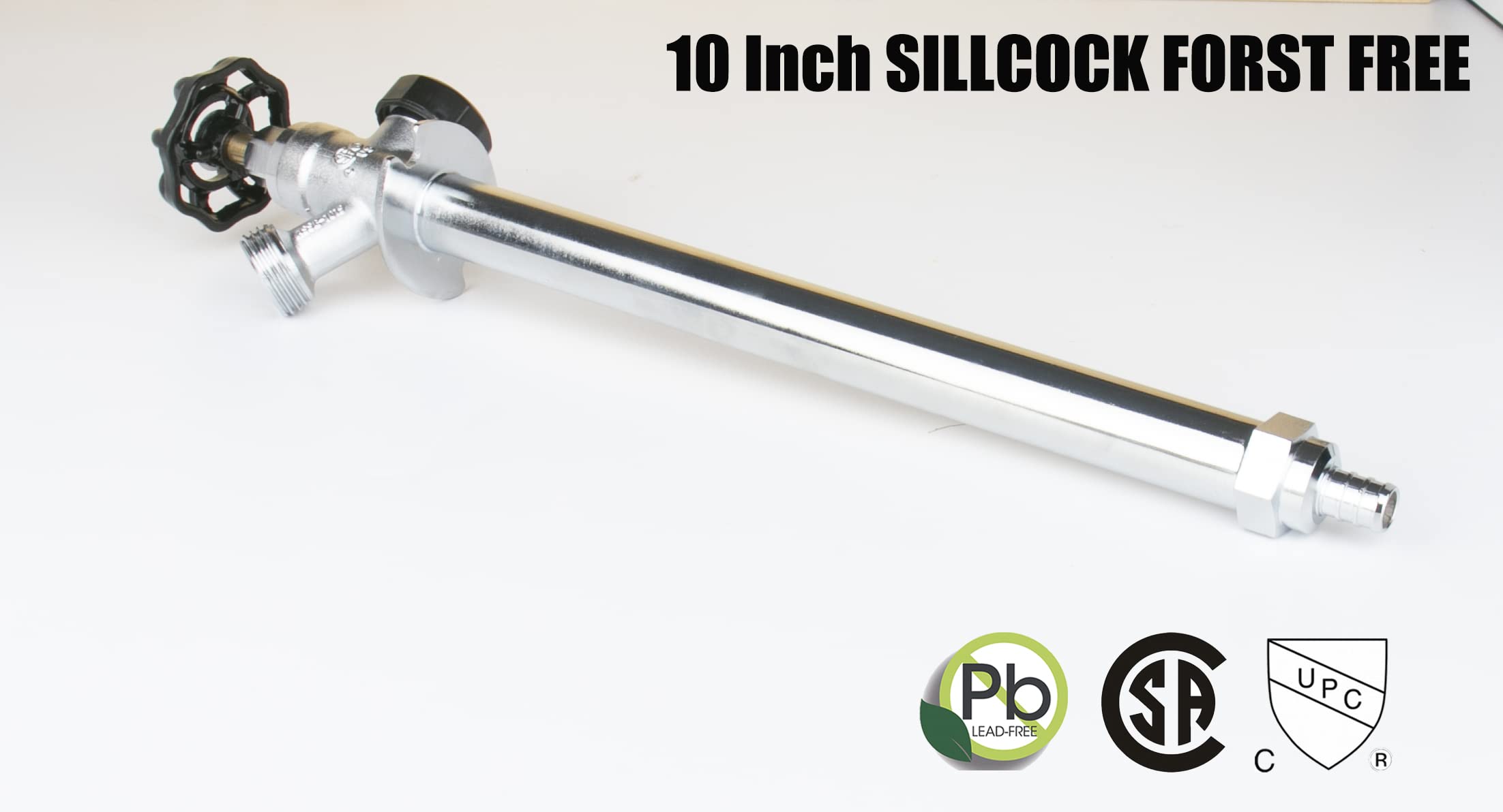 WHK metal handle and chrome finish closeup showing ergonomic grip and corrosion resistance